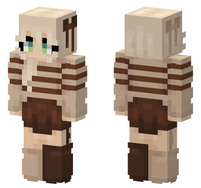 Cute Coffee Lover Minecraft skin