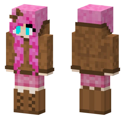 Cute Cookie Girl Minecraft skin