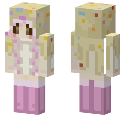 Cute Cupcake Girl Minecraft skin