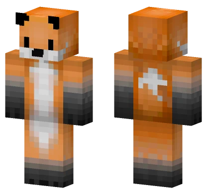 Cute Fox Minecraft skin