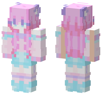 Cute Fox Girl Minecraft skin