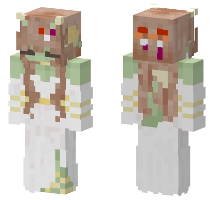 Cute Froggy Girl Minecraft skin