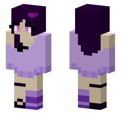 Cute Kuromi Girl Minecraft skin