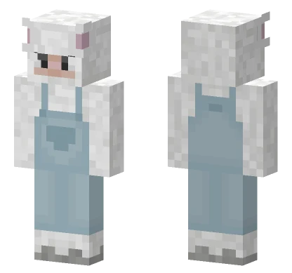 Cute Lamb Minecraft skin