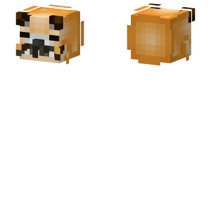 Cute Orange Dog Minecraft skin