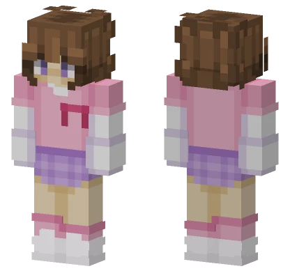 Cute Pastel Girl Minecraft skin
