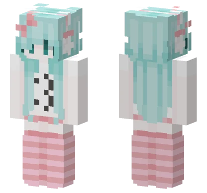 Cute Pastel Girl Minecraft skin