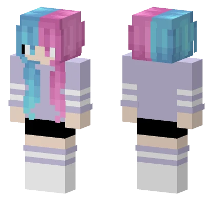 Cute Pastel Girl Minecraft skin
