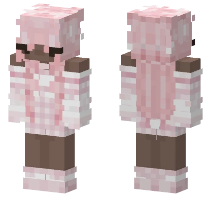 Cute Pink Girl Minecraft skin