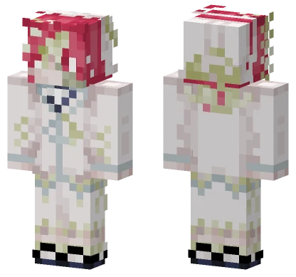Cute Pink Hair Comm Minecraft skin