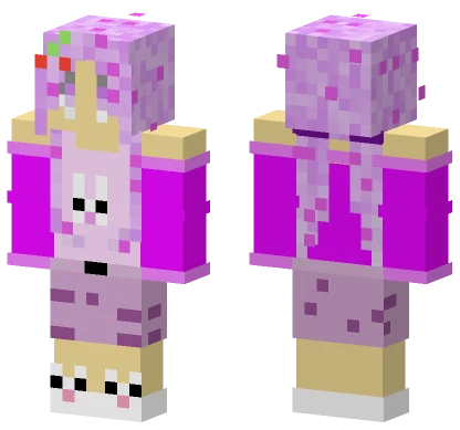 Cute Purple Muffin Skin Minecraft skin