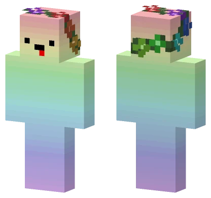 Cute Rainbow Fella Minecraft skin