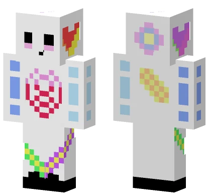 Cute Rainbow Skin Minecraft skin