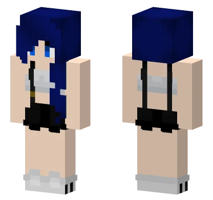 Cute Suspenders Minecraft skin