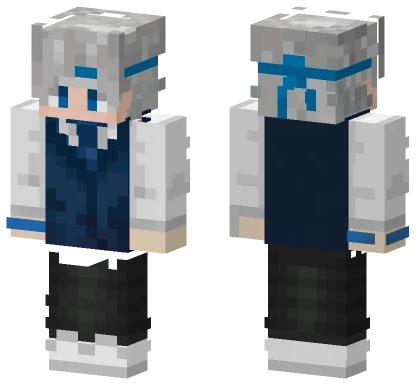 Cvbcbc Blue Suit Minecraft skin
