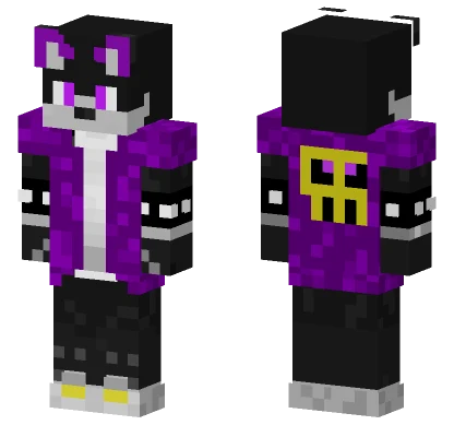 Cxwolf Purple Jacket Minecraft skin