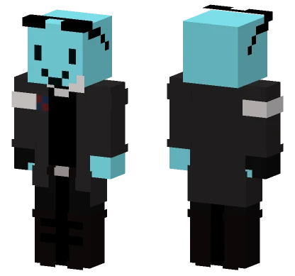 Cyan Blob Minecraft skin