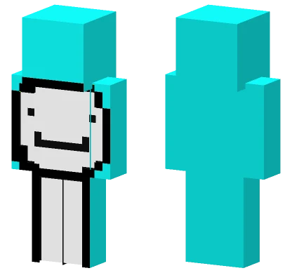 Cyan Dream V 2 Minecraft skin