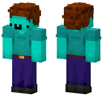 Cyan Palm Minecraft skin