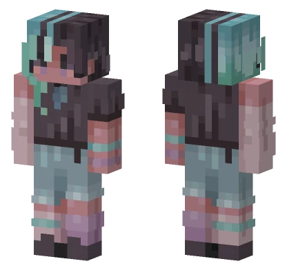 Cyber Sequins Minecraft skin