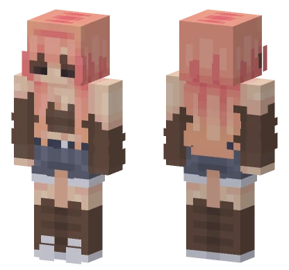 Cyberpunk Girl Minecraft skin