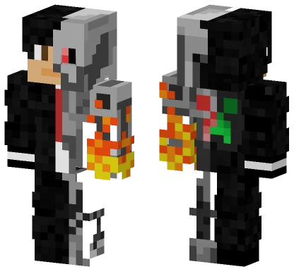 Cyborg Minecraft skin