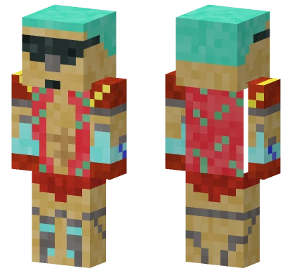 Cyborg Frankie Minecraft skin
