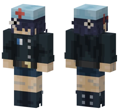 Cyborg Noodle Minecraft skin