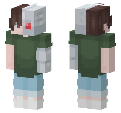Cyborg Thing Minecraft skin