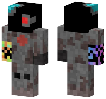 Cynorg Rainbow Heart Minecraft skin