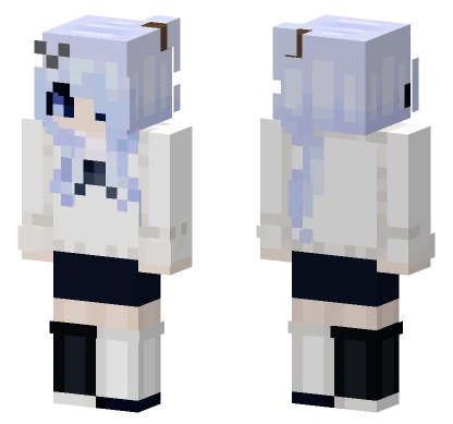 Cyrensymphony Ponytail Girl Minecraft skin