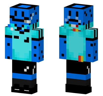 Damiaanhere Rbitro Peluche Minecraft skin