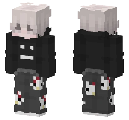 Dan and Hello Kitty Pants Minecraft skin