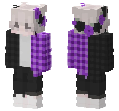 Dan Blackpurple Minecraft skin