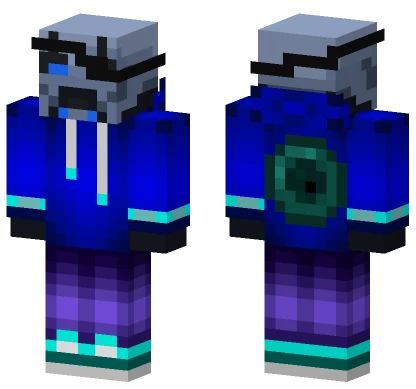 Danker0 Blue Glow Minecraft skin