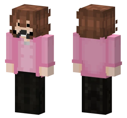 Dann Pink Hoodie Minecraft skin