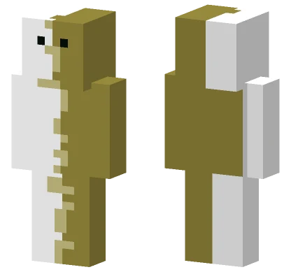 Daqavis Gold vs White Minecraft skin