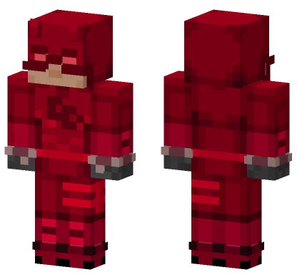 Daredevil Red Suit Minecraft skin