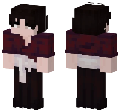 Dark Academia Boy Minecraft skin