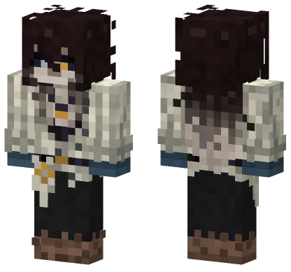Dark Academia Boy Minecraft skin