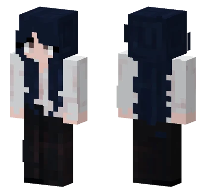 Dark Academia Girl Minecraft skin