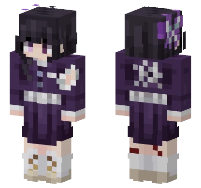 Dark Academia Girl Minecraft skin