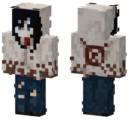 Dark Academia Girl Minecraft skin