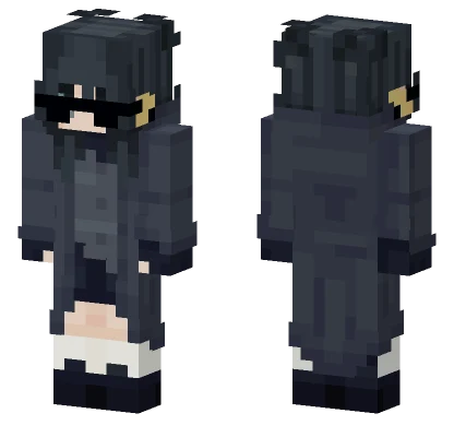 Dark Academia Outfit Minecraft skin