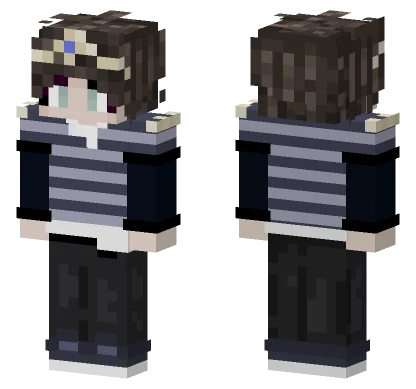 Dark Academia Student Minecraft skin
