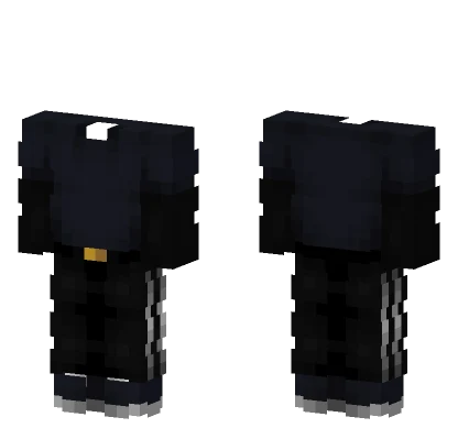 Dark Blue Black Top Jeans Minecraft skin