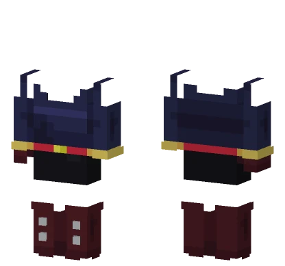 Dark Blue Conductor Outfit Minecraft skin