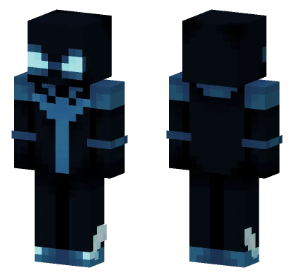Dark Blue Creature Minecraft skin