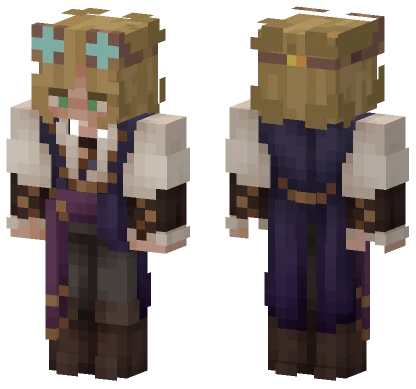 Dark Blue Formal Outfit Minecraft skin