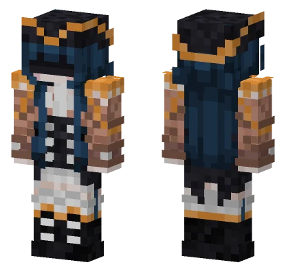 Dark Blue Formal Wear Minecraft skin